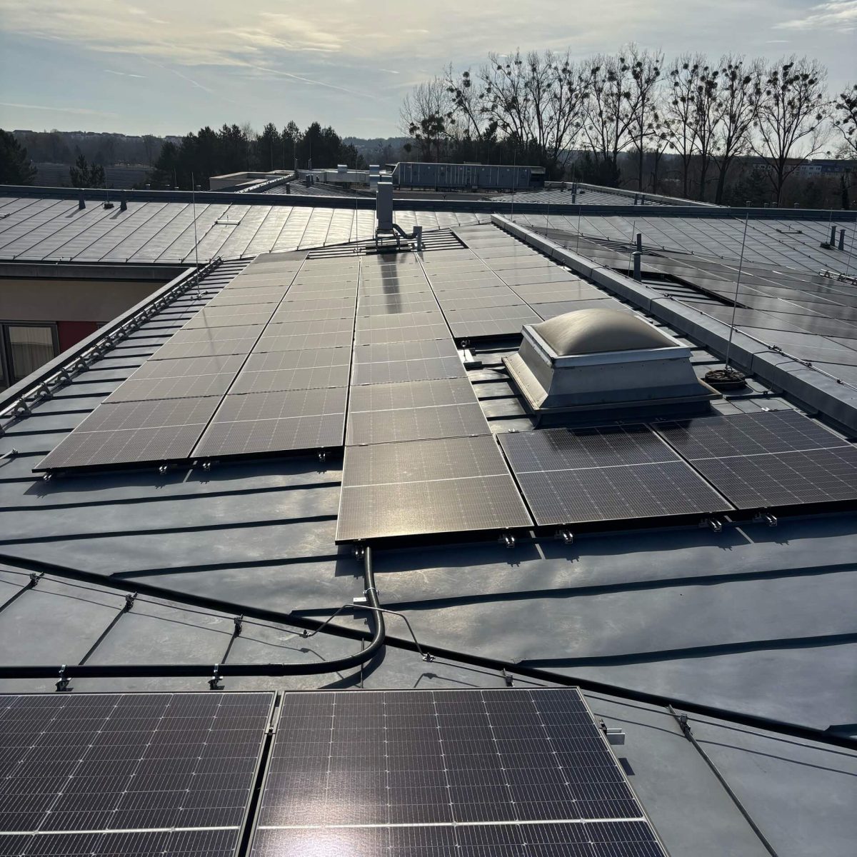 Photovoltaikanlage auf Gewerbedach in Glinde 1